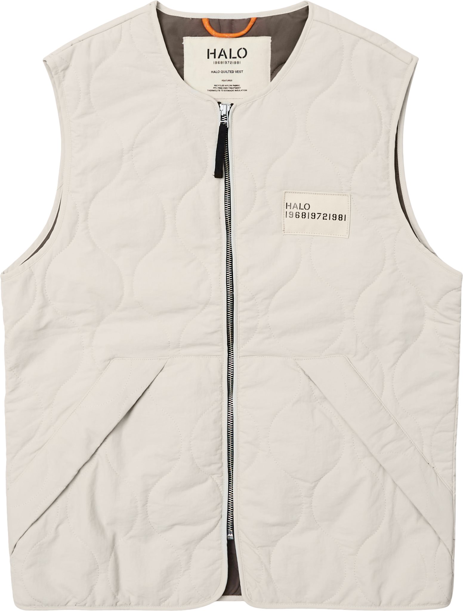 HALO Vests QUILTED VEST 610213 White